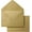 Dark Gold, variant on 50 Pieces/Lot A7 Envelopes, 5.25 x 7.5'' Gold Glitter Shinny Envelopes, Perfect for 5x7'' Weddings, Invitation Cards,Graduation Invite