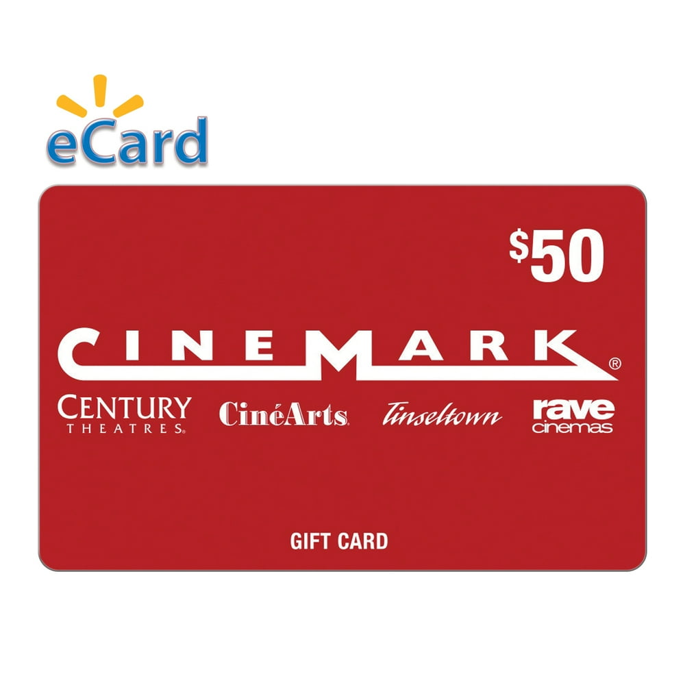 Cinemark $50 Gift Card (email Delivery) - Walmart.com - Walmart.com