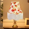 thumbnail image 6 of Gazechimp European Lampshade Replacement Fringe Lamp Shade for Home Bedroom Restaurant Red, 6 of 8
