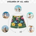 thumbnail image 6 of FORMRS Boys Swim Trunks Quick Dry Mesh Liner Boardshorts Sizes XS-XL, Flamingo Floral Pattern, 6 of 7
