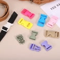 thumbnail image 5 of 4 Pack Quick Side Release Buckle, 0.8" Plastic Buckle Clip, Transparent, 5 of 7