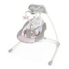 Ingenuity Inlighten Foldable Baby Swing - Cooler Comfort Fabric, 180° Swivel, Light Up Mobile - Pink Unicorn