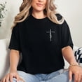 thumbnail image 1 of Faith Cross Embroidery Christian T-Shirt for Men Women, 1 of 4