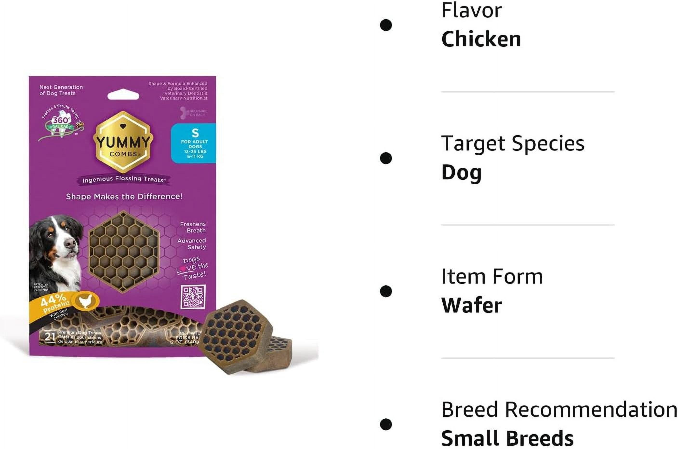 Yummy Combs 840067700402 12 oz Dog Dental Treat, Small - Walmart.com