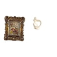 thumbnail image 1 of Marco de fotos,Marco de fotos retro Marco de fotos de mesa vintage,Marco de fotos adornado para colgar en la pared,decoración del hogar,Estatua abstracta,Estatua de resina para decoración del, 1 of 8