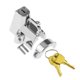 thumbnail image 1 of HDBUBALUS Kit de bloqueo de seguridad para casco de motocicleta para tubos de 7/8" a 1 1/4" de diámetro para Harley Chrome, 1 of 4