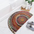 thumbnail image 4 of Alfombra de baño Door Mat WERGHJ, semicircular, tipo mandala, 4 of 6