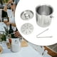 thumbnail image 1 of Cubo de hielo de Acero inoxidable BLESIY 3.0L con tapa y pinzas, 1 of 8