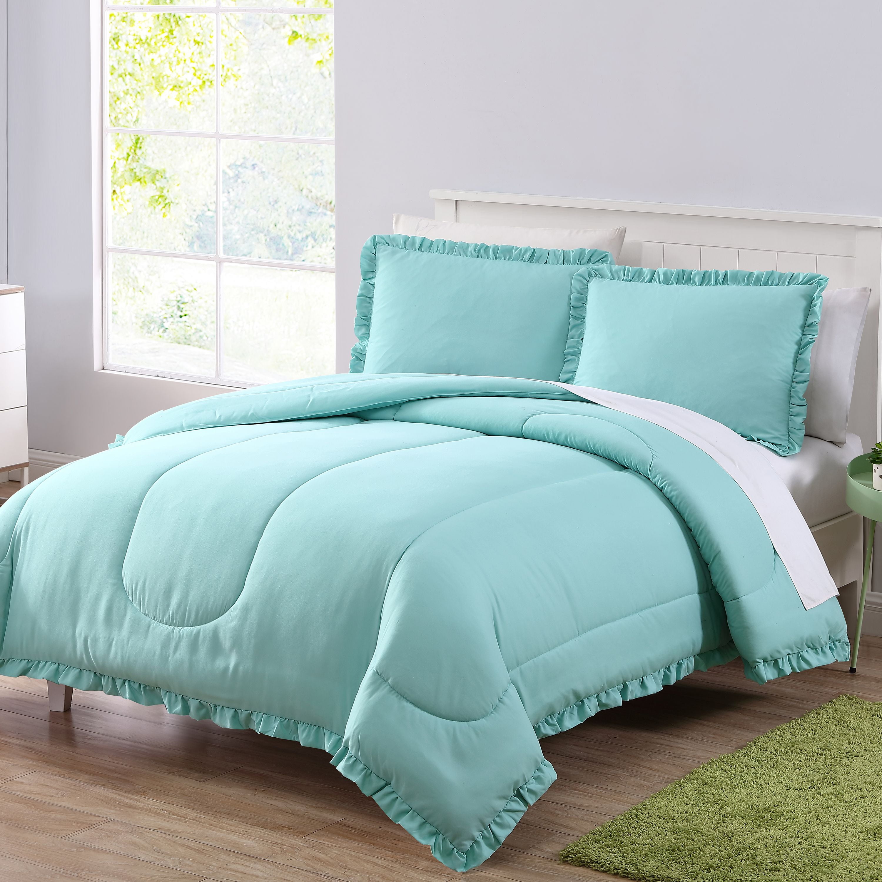 Mainstays Ruffle Edge Comforter Set 