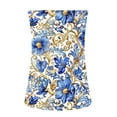 thumbnail image 5 of Chandails à Capuchon Oversize pour Femmes Chandail d'Été Décontracté Sans Manches Blouse Imprimée T-Shirt Sans Bretelles pour Femmes Chandail en Molleton Col Rond Grande Taille Hauts Multicolores, 5 of 5