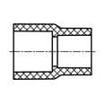 thumbnail image 2 of Lesso America 829-131 (20 Pack), Plumbing, PVC Pipe Fitting,Reducing Coupling, SCH80, 1×3/4", 2 of 2