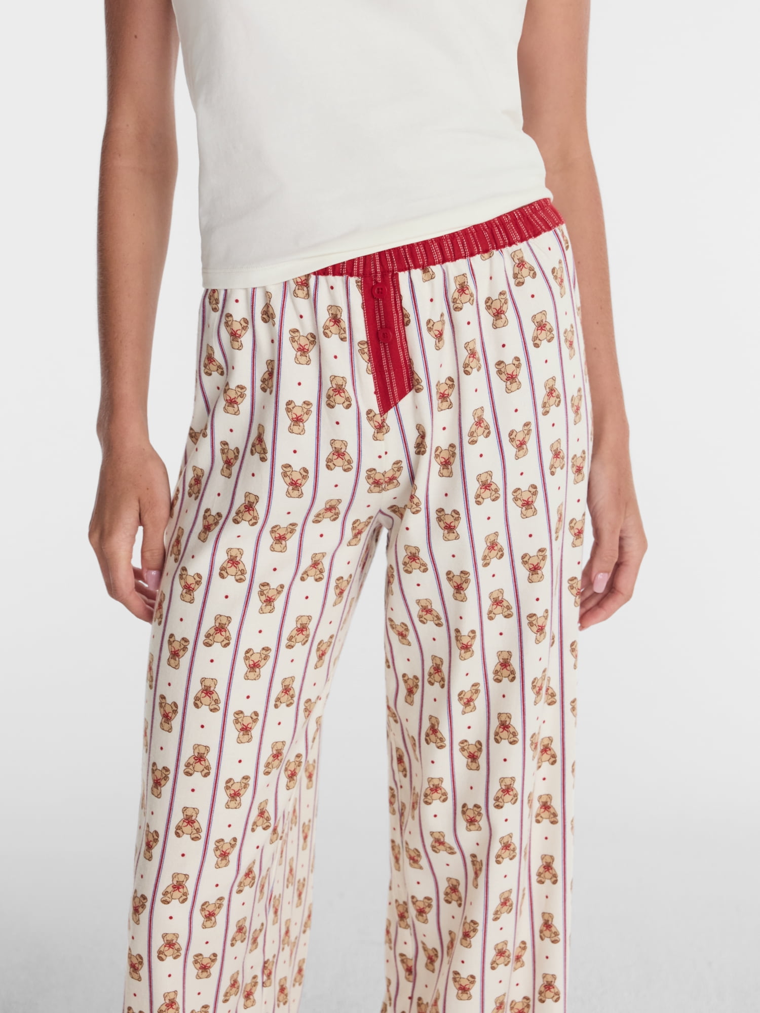No Boundaries Print Boxer Sleep Pants, 31" Inseam, Women's XS-XXL