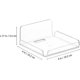 thumbnail image 4 of Soporte de pared para cámara - 2 piezas Soporte de pared acrílico para cámara Soporte universal multifuncional para estante de pared Sin taladro Cámara de seguridad interior, 4 of 5