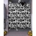 thumbnail image 3 of Halloween Pumpkin Shower Curtain Set ，Waterproof Fabric Shower Curtains Skull Black Ghost Bat Tombstone Shower Curtains for Bathroom,Bathroom Decor 36"x72", 3 of 6