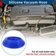 thumbnail image 2 of Unique Bargains Silicone Vacuum Tubing Hose Automotive Vacuum Line High Temperature 50Ft 1/2" 12mm ID 2.5mm Thickness 1 Pcs Blue 130PSI Max Pressure, 2 of 6
