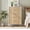 Dressers | Natural, variant on Black 5 Drawer Dresser for Bedroom, 48" Tall Modern Chest of Drawers with Gold Metal Handles & Anti-Tipping Device, Fluted Wooden Dresser Organizer for Living Room, Hallway, Kids Room