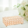 thumbnail image 5 of Manta Crystal Tissue Box Cover Rectangle Golden Bling Tissue Holder Decorative, 5 of 8