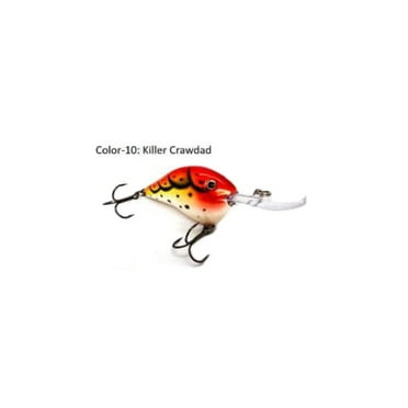 Vexan 8 in PHAT BOYs and Vern's Stoneroller Crankbait Lures, Killer Crawdad, 1/2