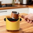 thumbnail image 2 of Coffee Knock Boxes 4 inch, Barista Style Espresso Grounds Knock Boxes, Removable Knock Rod, Non- Base, Espresso Maker Accessory (Yellow), 2 of 7