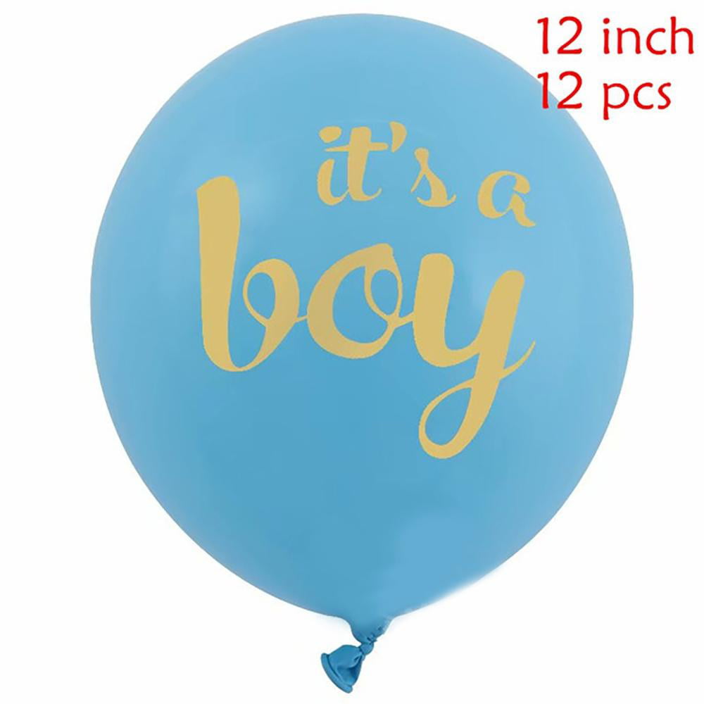 Lovely Boy Girl Doll Foil Balloons Baby Shower Baby Announcement Party Decor 