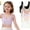 6 pack, variant on 6PCS Training Bras for Girls Seamless Cotton Stretch, Cami Crop Bralette with Striped Sports Vest, Soft Breathable for Tweens