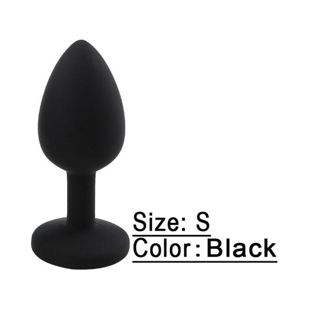 Tapón Anal de silicona suave para hombres y mujeres, tapón sexual Unisex, 3 tamaños diferentes, juguetes para adultos, entrenador Anal para parejas SM
