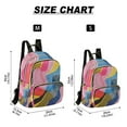 thumbnail image 2 of FORMRS Mini Backpack Purse for Women Travel Daypack Casual Shoulder Bag, Stripes Pattern, 2 of 7