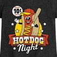 thumbnail image 3 of Instant Message - Ten Cent Hotdog Night - Girls Fitted Short Sleeve Tee, 3 of 6
