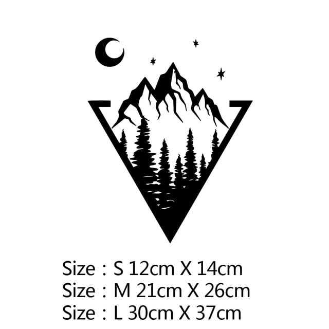 QWZNDZGR 10 Styles Adventure Sports Compass Car Sticker Wrap Vinyl