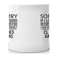 thumbnail image 3 of Thinking about my CL 65 AMG Driver Coffee Tea Ceramic Mug Office Work Cup Gift 11oz, 3 of 3