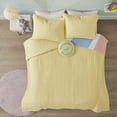 thumbnail image 3 of Urban Habitat Kids Cotton Twin/Twin XL Quilt Set and Derco Pillow Yellow Rainbow Sunburst Reversible Coverlet, 3 of 5