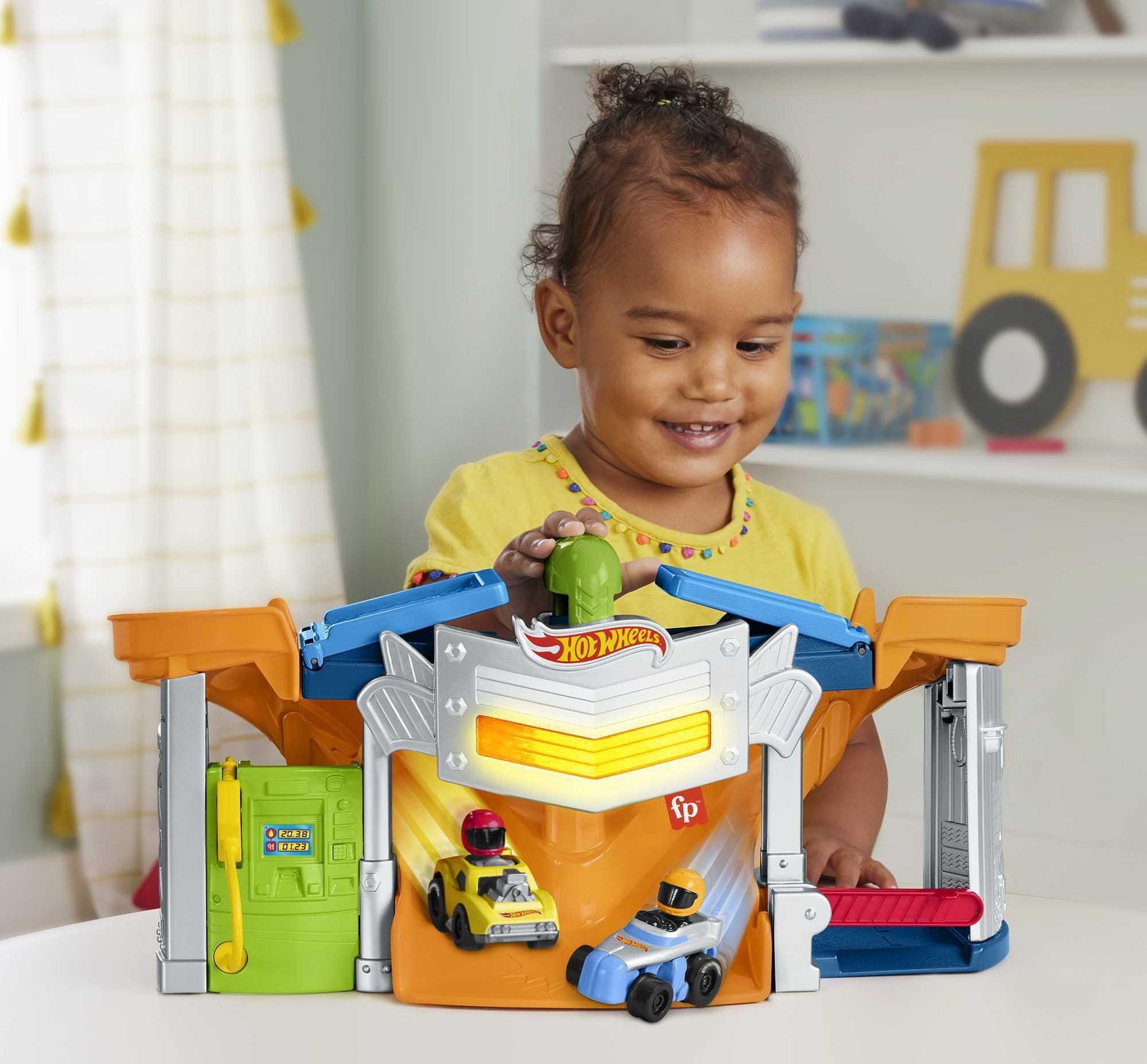 Fisher-Price – HW – Little People – Coffret piste Course à emporter Âges 1 1/2 - 5Y