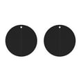 thumbnail image 2 of yingyy Napperon Isolant en Silicone, Coussin de Table Antidérapant et Résistant à la Chaleur, Noir, Rond Noir Rond 2 Pcs, 2 of 6