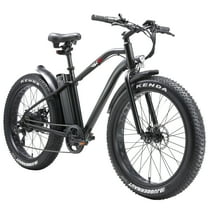 RKS Ebike with 750W Motor, Electric Bike for Adults, 48V 14.5Ah Battery, 26'' Fat Tires, LCD Display, Front and Rear LED Lights, 7-Speed Gears