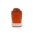 thumbnail image 4 of Jordan Women's 1 Mid SE Rush Orange Crimson Bliss Shoes, from StockX, 4 of 5