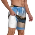thumbnail image 4 of Xecao Lighthouse for Men's Swimming Trunks Swim Trunks Quick Dry Swim Shorts with Mesh Lining Funny Swimwear Bathing Suits, 4 of 9
