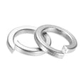 thumbnail image 1 of Uxcell M5 304 Stainless Steel Spring Lock Washer Split Lock Washer Lock Metal Washers for Screws Bolts 200 Pack, 1 of 7