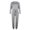 Gray, variant on ICHUANYI Women's Solid 2 Piece Tracksuit Crewneck Long Sleeve Tops Long Sweatpant Outfits Lounge Sets Fall Winter Clothing