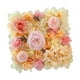 thumbnail image 2 of Panel de pared de flores perfecl, telón de fondo de rosas, bricolaje, seda, 13,78 pulgadas x 13,78 pulgadas, 2 of 8