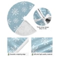 thumbnail image 4 of Yayeee Christmas Tree Skirt 35 inches for Xmas Tree Holiday Party Decoration, Gray Snowflake, 4 of 6