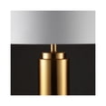 thumbnail image 2 of Safavieh Terry Metal Pillar Table Lamp Ligh Table, Gold / White, 1' X 1', Square, 2 of 5