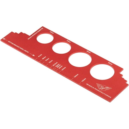 Wheels Manufacturing Aluminum Bottom Bracket Gauge BB Shell Width Inner Diameter price history on PriceWatchPro
