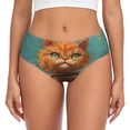 thumbnail image 1 of Balery Strong Kitten Lifting Weights Ropa Interior de Algodón para Mujer con Dibujo – Braguitas Cómodas y Elásticas, Estilo Clásico-4X-Large, 1 of 6