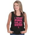 thumbnail image 4 of Wear Pink For My Sister Breast Cancer Tank Top T Shirts Men Women Brisco Brands S, 4 of 6