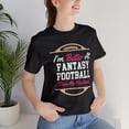 thumbnail image 3 of Funny Shirt, Fantasy Football Better Than My Husband Premium, Short Sleeve, 3 of 4