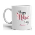 thumbnail image 2 of Happy Mother's Day Lettering Thank You Mom Coffee Tea Ceramic Mug Office Work Cup Gift 15 oz, 2 of 3