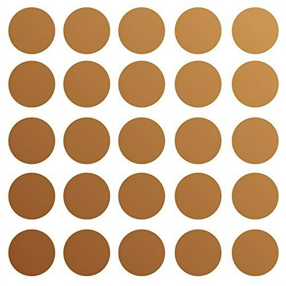 Innovative Stencils Polka Dot Wall Decal Nursery Kids Room Peel and Stick Removable Sticker Circle Pattern Décor (4" (25 Dots)) #1326