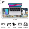 thumbnail image 5 of Large Mouse Pad,Merry Christmas Rectangle Mouse Mat Waterproof Mouse Pad Non Slip Rubber Gaming Mouse Pad for Gaming Wireless Mouse (31.5x11.8in), 5 of 7