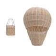 thumbnail image 3 of Woven Hot Air Balloon Handcrafted Exquisite Details Rattan Weaving Decoration for Kids Room Party Photo Prop, 3 of 10
