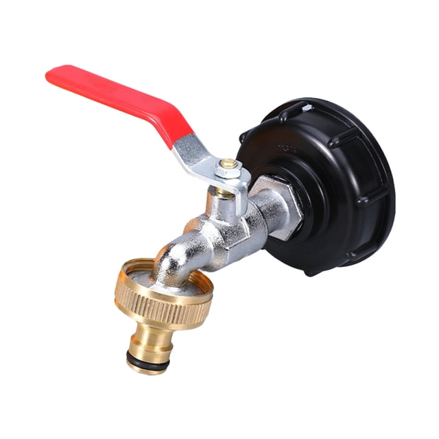 Pour Raccord de Vidange de Réservoir IBC Raccord Fileté 34'' Laiton Raccord de Vidange de Réservoir Robinet Adaptateur Robinet Robinet Raccord pour Réservoir IBC pour Huile Carburant Eau